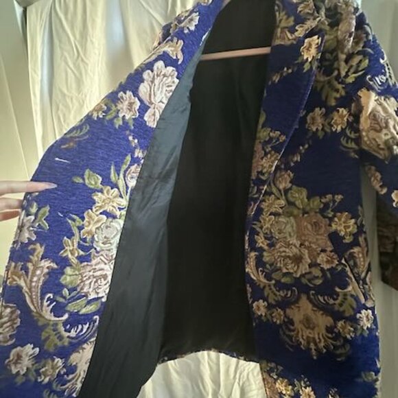 Maeve Anthropologie Brocade Overcoat SZ 2 - Picture 4 of 5